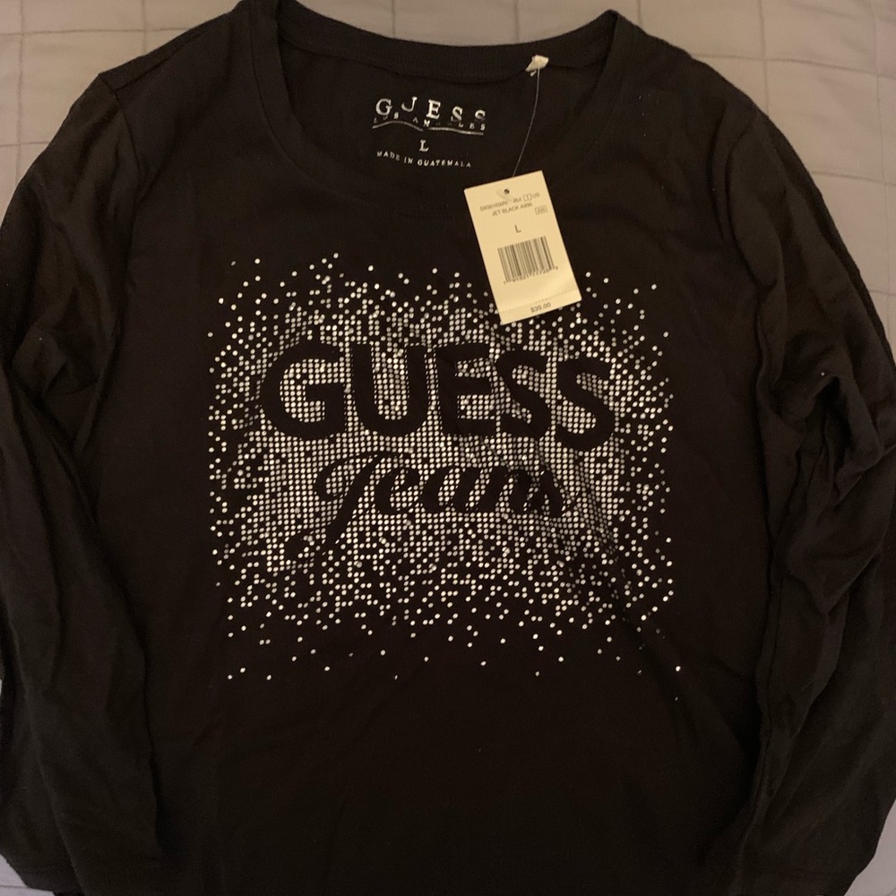 3/4 sleeve guess shirt